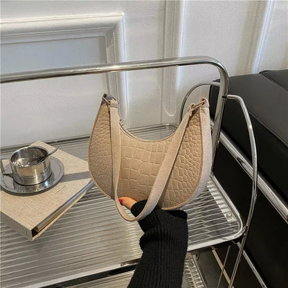 Mini Shoulder Underarm Bags Fashion Women Handbags Small Solid Color Casual Female Green Pouch Hot Sale Ladies Leather Tote Bag