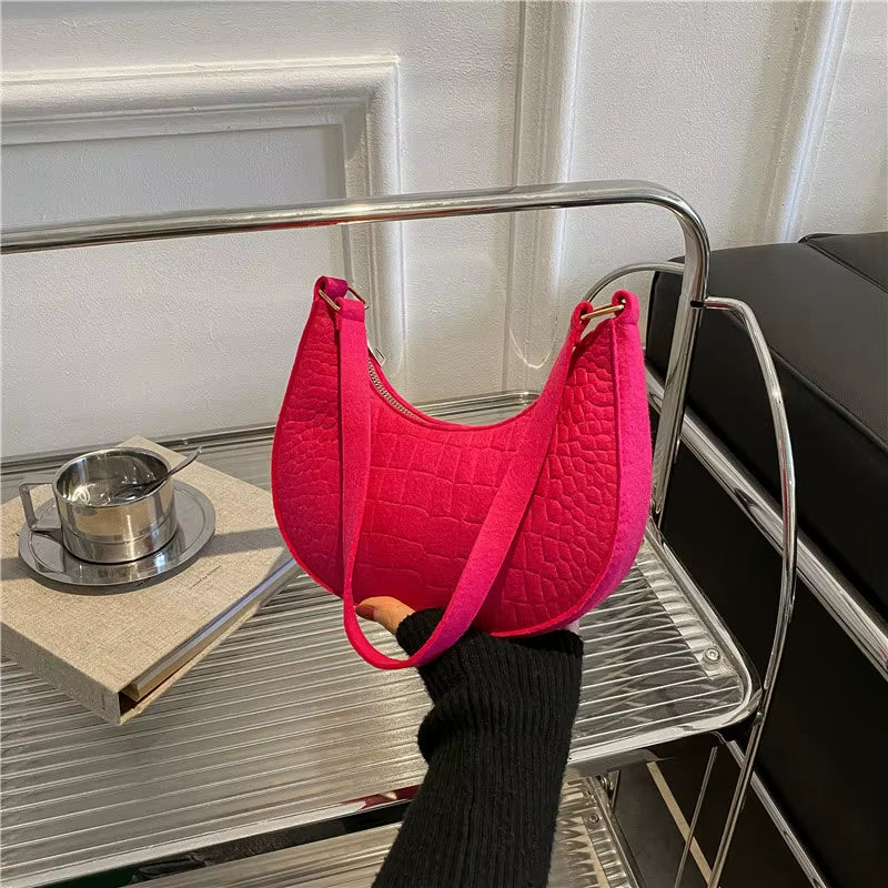 Mini Shoulder Underarm Bags Fashion Women Handbags Small Solid Color Casual Female Green Pouch Hot Sale Ladies Leather Tote Bag